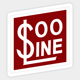 Minneapolis, St. Paul and Sault Ste. Marie Railroad "SOO Line" Sticker